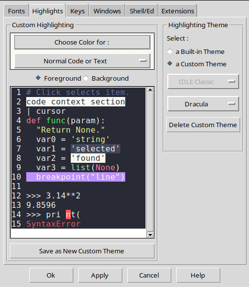 idle - Theme Preview