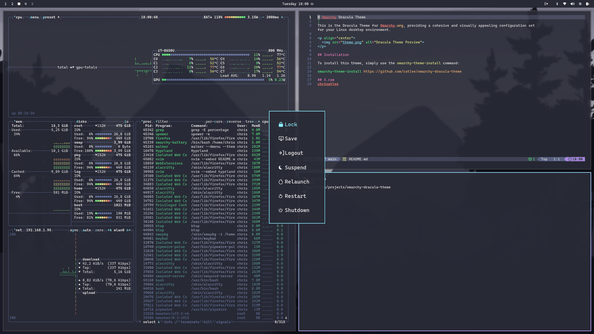 omarchy - Theme Preview