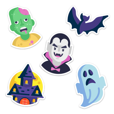 Dracula Sticker Pack n.1 - view 1