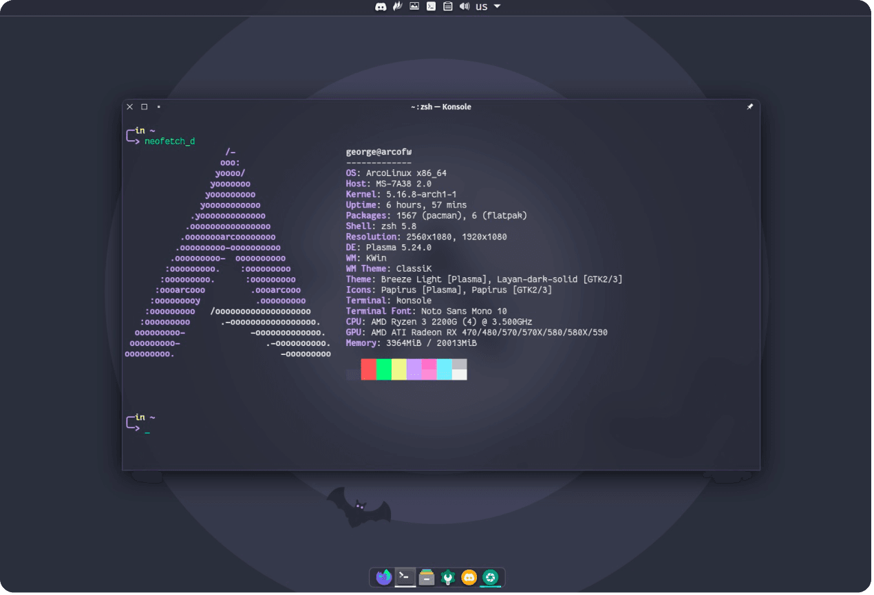 u/FirewolfGB Plasma theme with Dracula